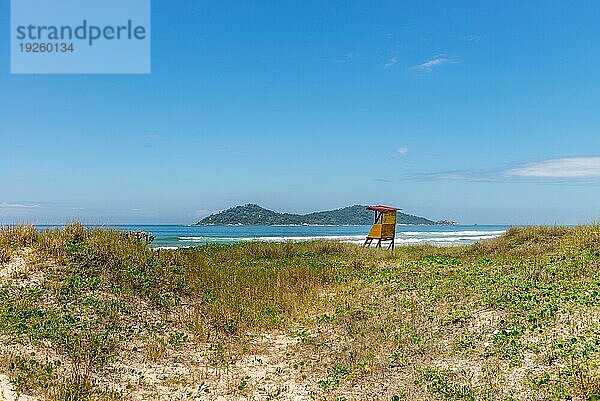 Schöne Landschaft am Strand von Campeche in Florianopolis  Santa Catarina  Brasilien. Eines der wichtigsten touristischen Ziele in der südlichen Region