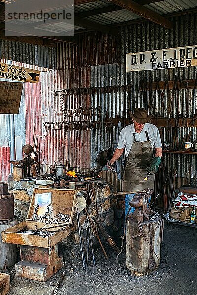 Herberton  Australien  3. Juli 2016: Eine Szene aus dem Herberton Historic Village  das die Atmosphäre einer Bergbaustadt in Herberton  Queensland  wiedergibt  Ozeanien