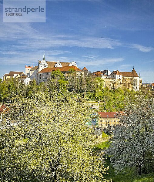 Blick auf die Altstadt von Bautezen  vom Postschberg aus gesehen