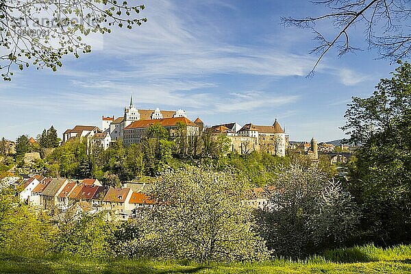 Blick auf die Altstadt von Bautezen  vom Postschberg aus gesehen