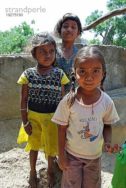 Mädchen in Südindien