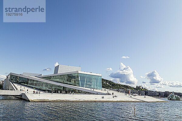 Neue Opernhaus  Oslo  Norwegen  Oslo Opera House  Norway  Europa