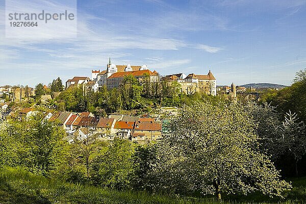 Blick auf die Altstadt von Bautezen  vom Postschberg aus gesehen