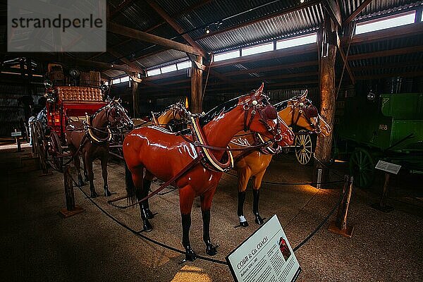 Herberton  Australien  3. Juli 2016: Eine Szene aus dem Herberton Historic Village  das die Atmosphäre einer Bergbaustadt in Herberton  Queensland  wiedergibt  Ozeanien