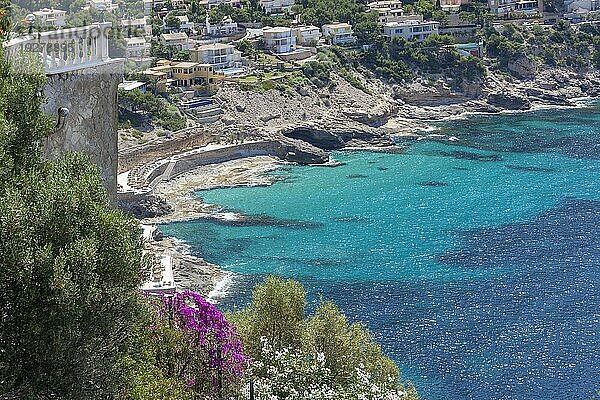 Bucht Cala Llamp bei Port d'Andratx im Südwesten der Insel.  Mallorca  Balearen  Spanien  Europa