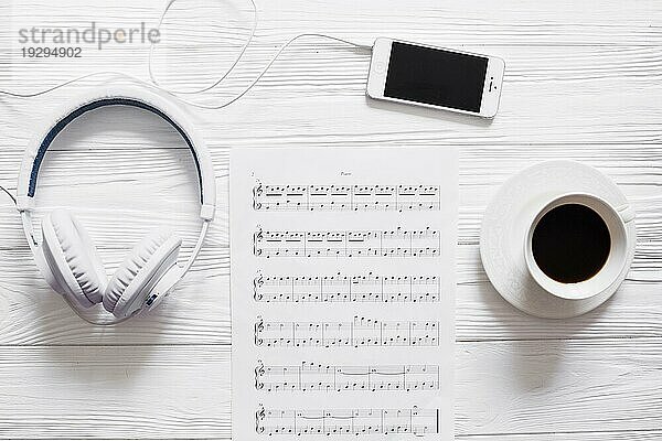 Kaffee Musik Objekte