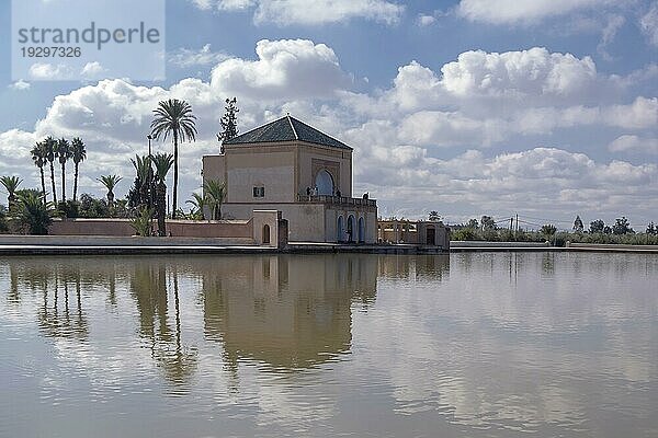 Saadier-Palais in den Menara-Gärten  Marrakesch  Marokko  Afrika