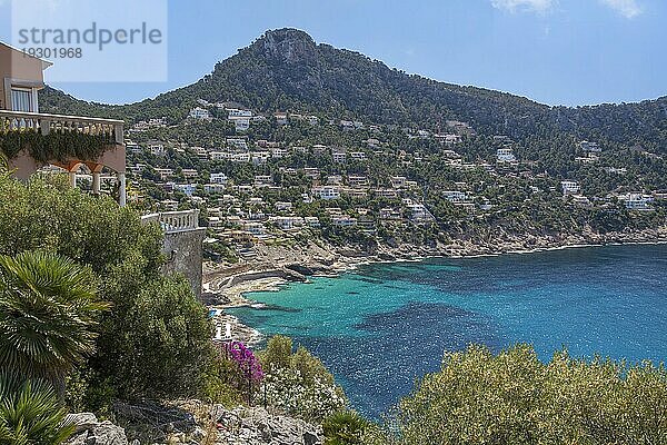 Bucht Cala Llamp bei Port d'Andratx im Südwesten der Insel.  Mallorca  Balearen  Spanien  Europa