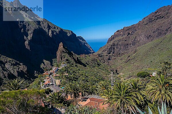 Das schöne Masca die Berggemeinde im Norden von Teneriffa  Kanarische Inseln