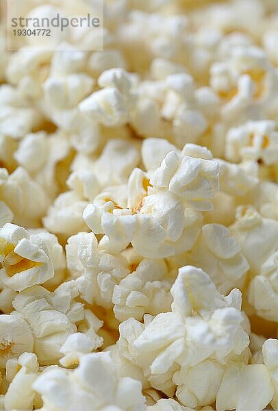 Popcorn in Nahaufnahme  geringe Schärfentiefe