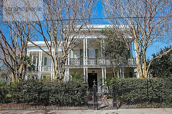 Atemberaubende Architektur im Garden District in New Orleans  Louisiana  New Orleans  USA  Nordamerika
