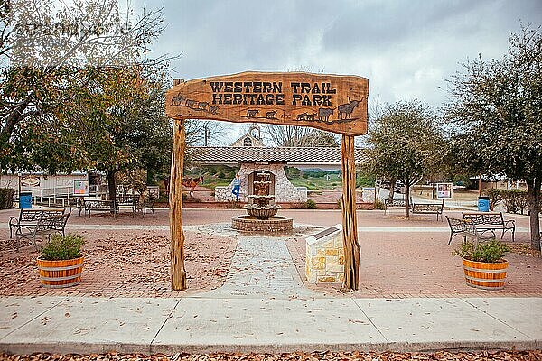 Bandera  USA  27. Januar 2019: Bandera ist eine kleine Stadt in Texas  die als Cowboyhauptstadt der Welt gilt  Nordamerika