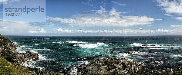 Panorama der Felsküste in der Nähe von Kapstadt  Südafrika