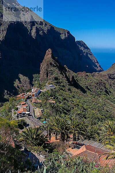 Das schöne Masca die Berggemeinde im Norden von Teneriffa  Kanarische Inseln