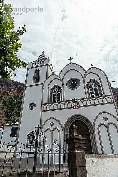 Kirche von Jardim do Mar im Osten von Madeira. Portugal
