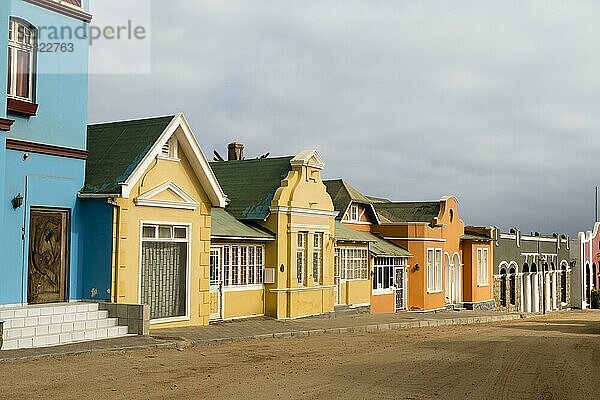 Historische Häuser in Lüderitz  historical houses in Lüderitz  Namibia  southern Africa  Afrika