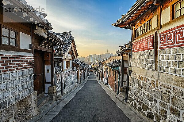 Bukchon Hanok Dorf  Seoul  Südkorea  Asien