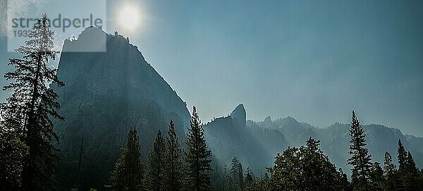 El Capitan Panoramablick Yosemite