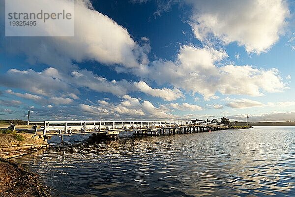 Die berühmte und spirituelle Gegend des Wallaga Lake in der Nähe von Bermagui in New South Wales  Australien  Ozeanien