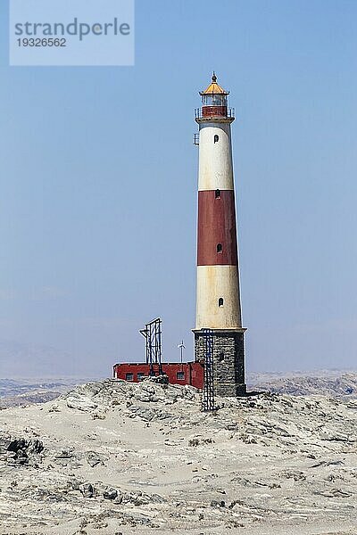 Leuchtturm am Diaz Point  Namibia  Afrika  Lighthouse at Diaz Point  Namibia  Afrika