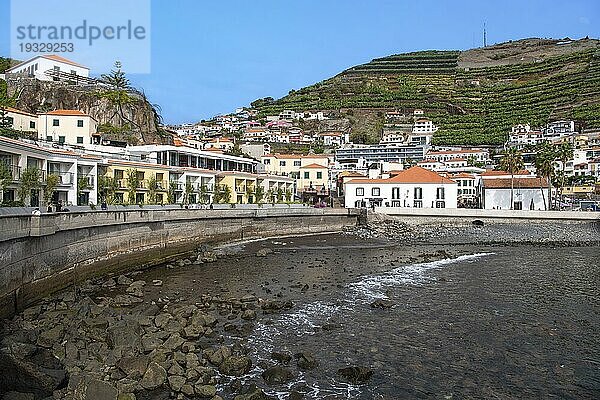 Hafen von Camara de Lobos  Funchal  Insel Madeira  Portugal  Europa