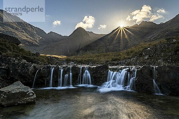 Fairy Pools  Isle of Skye  Highlands  Innere Hebriden  Schottland  Großbritannien  Europa