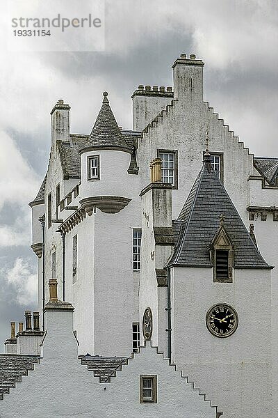 Blair Castle  Blair Atholl  Perth and Kinross  Schottland  Großbritannien  Europa