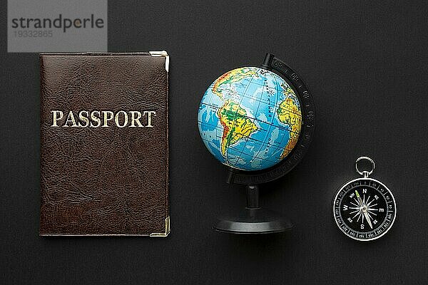 Draufsicht Passkompass Anordnung