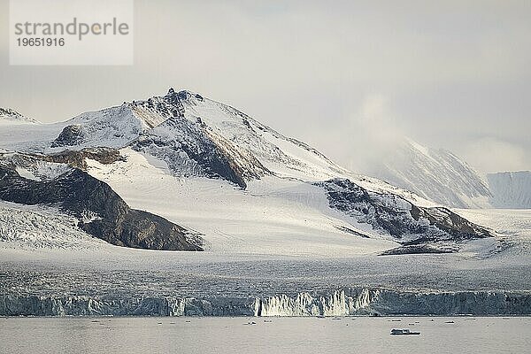 Gletscher Hornbreen  Hornsund  Spitzbergen  Svalbard  Norwegen  Europa