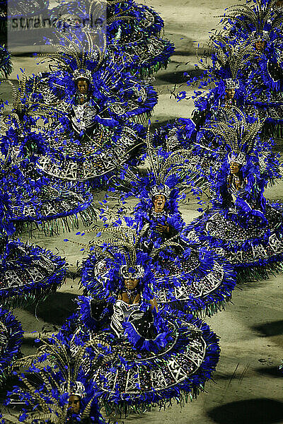 Karnevalsumzug im Sambodrome  Rio de Janeiro  Brasilien.