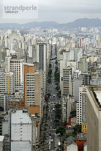 Skyline von Sao Paulo  Brasilien.