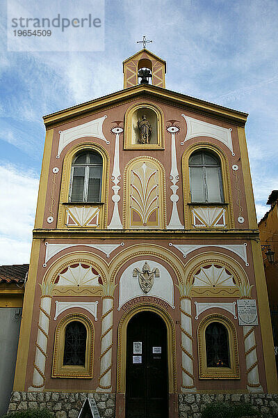 Chapelle St. Pierre  Villefranche sur Mer  Côte d'Azur  Alpes Maritimes  Provence  Frankreich.