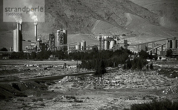 Industriekomplex am Stadtrand von Damaskus  der Hauptstadt Syriens.