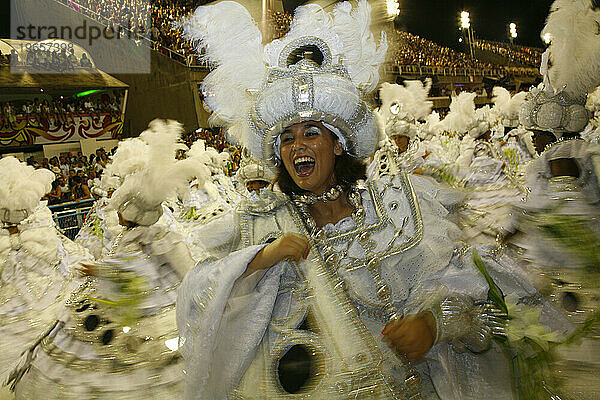 Karnevalsumzug im Sambodrome  Rio de Janeiro  Brasilien.