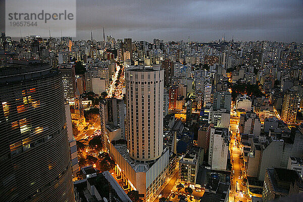 Skyline von Sao Paulo  Brasilien.