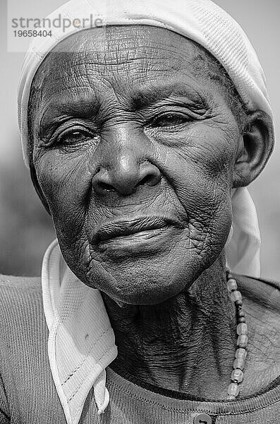 An Elderly Woman In Rulindo District  Rwanda