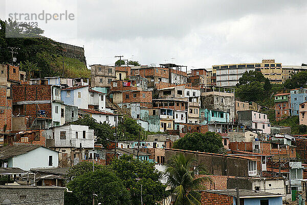 Favela in Salvador  Bahia  Brasilien.