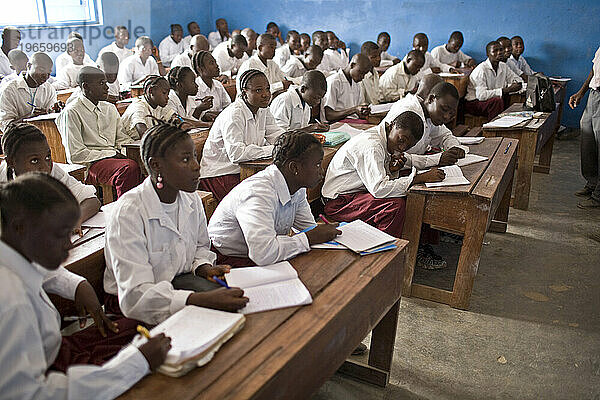 Klassenzimmer in Liberia