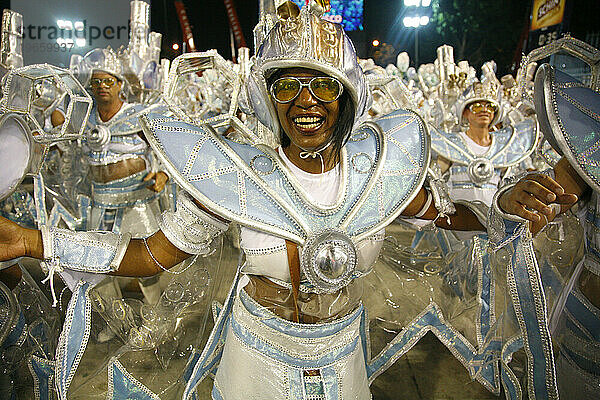 Karnevalsumzug im Sambodrome  Rio de Janeiro  Brasilien.