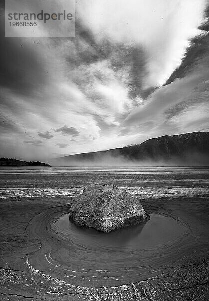 Staubsturm im Sheep Mountain  Kluane Nationalpark  Yukon  Kanada