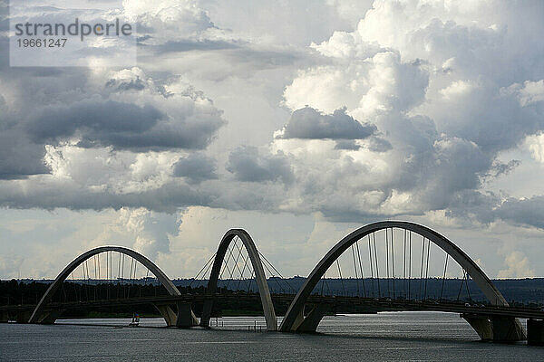 Juscelino Kubistcheck-Brücke  Brasilia  Brasilien.