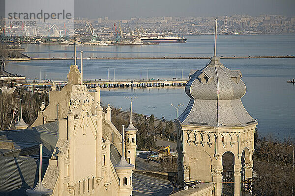 Überblick über Baku  Aserbaidschan