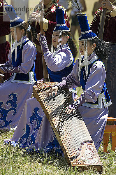 Traditionelle Musik  Terelj-Nationalpark  Mongolei