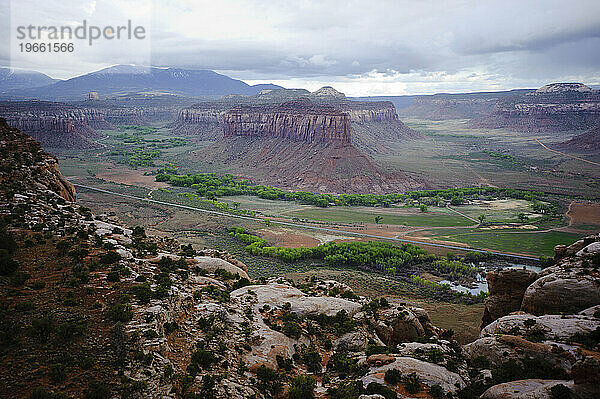 Eine Ranch neben dem Canyonlands NP  UT