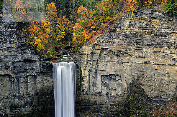 Taughannock Falls im Herbst  Taughannock Falls State Park