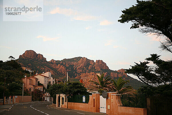 Massif de l'Esterel  Var  Provence  Frankreich.