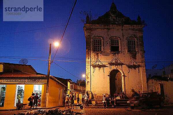 Old Colonial buildings in Cachoeira  Bahia  Brazil.