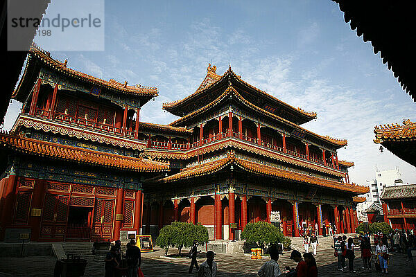 Lama-Tempel  Peking  China.