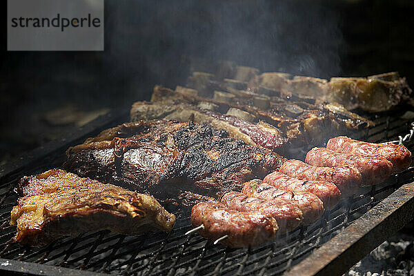 Traditionelles argentinisches Barbecue.