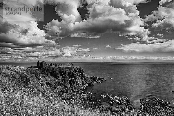 Dunnottar Castle ist eine zerstörte mittelalterliche Festung in Schottland